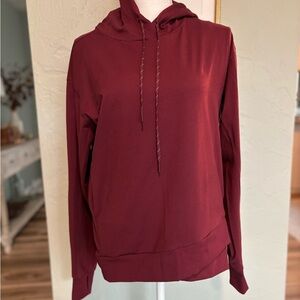 Zella Burgandy ultra Cozy pullover Hoodie
Size Small